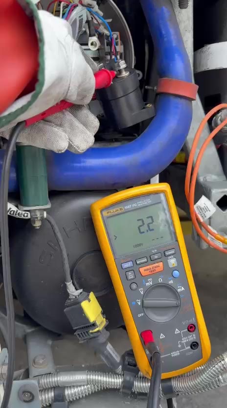 Finding a high voltage isolation fault caused by a shorted contactor